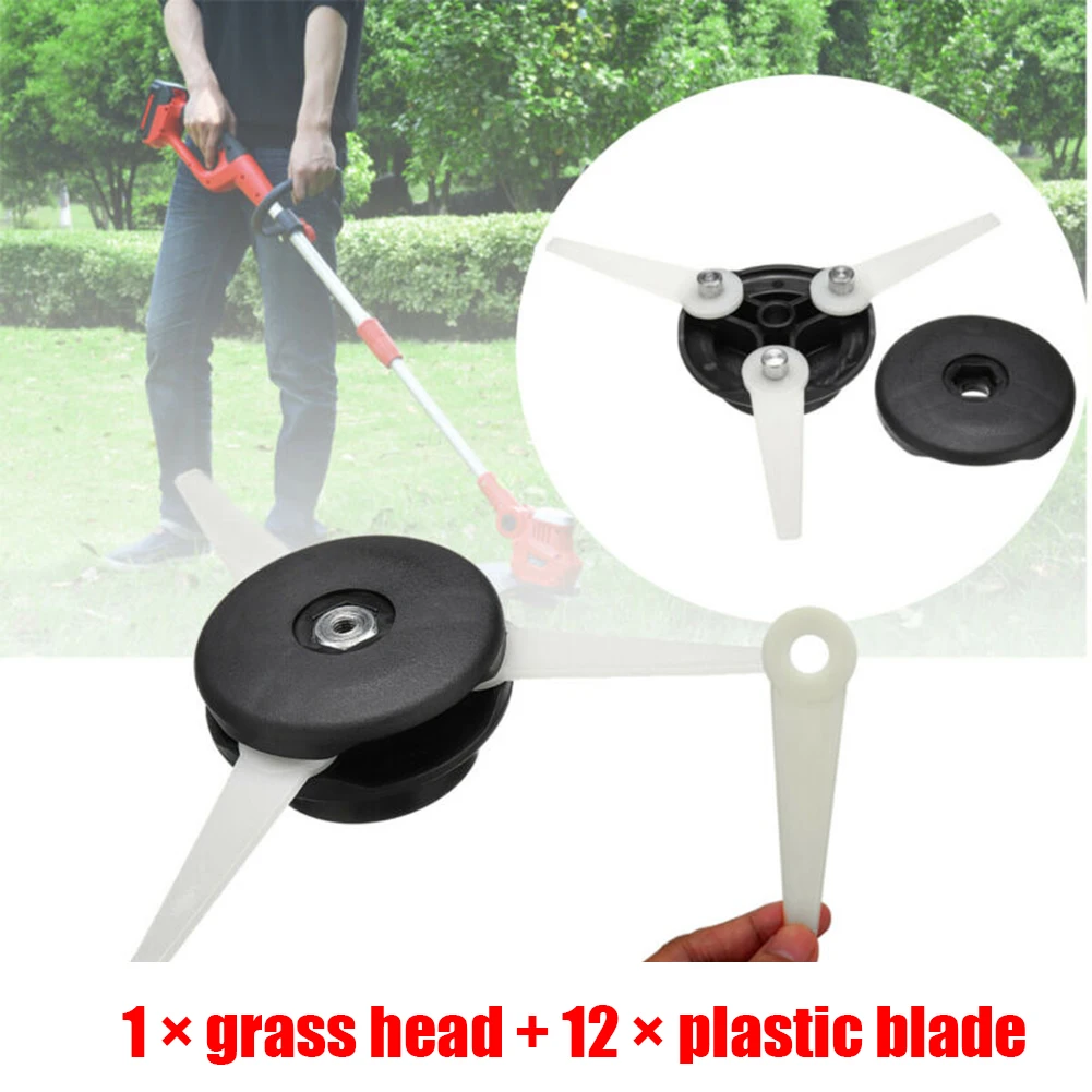 

Новая головка для стриммера + 12 шт. лезвий для резака STIHL POLYCUT 6-3 FS38 FS40 FS45, головка для садового триммера для травы, газона, щетка