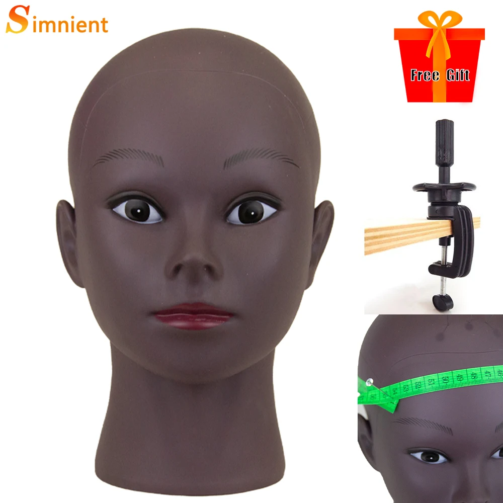 2021 лысая голова манекена женская парика без волос для