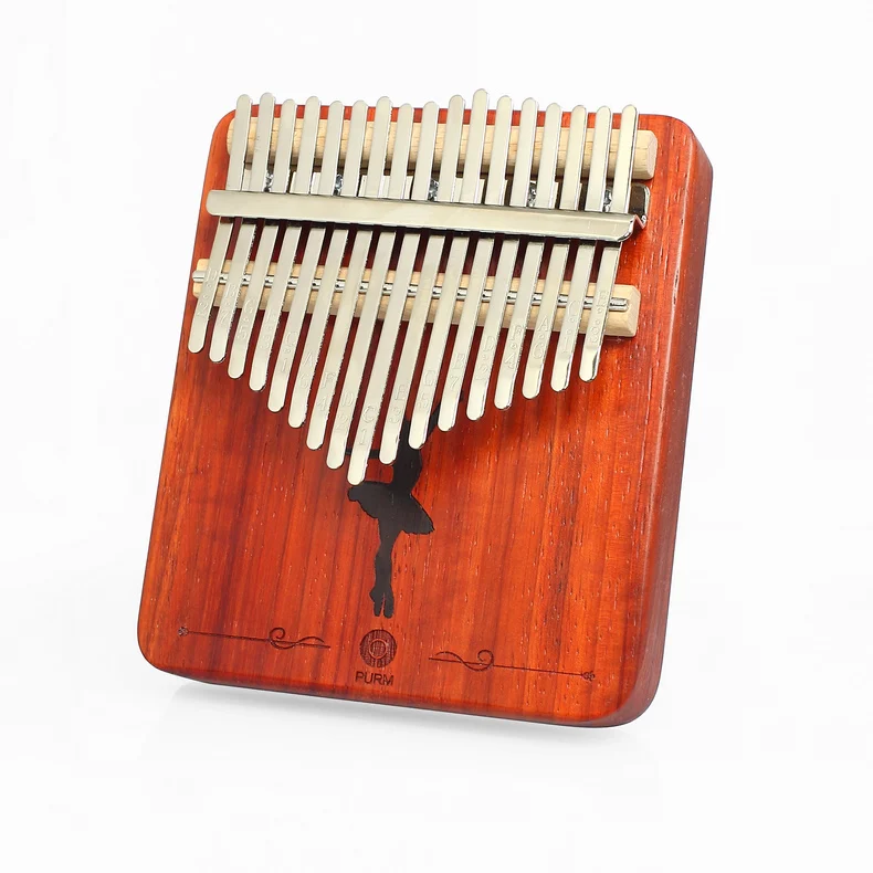 PURM 17 teclas Kalimba africano de madera maciza dedo pulgar Piano Sanza Mbira Caliba tocar con guitarra Instrumento musicales | Спорт и