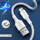Samsung оригинальный бренд 5А кабель для быстрой зарядки USB Type C зарядное устройство для Samsung galaxy A50 xperia play s10 A51 Huawei Xiaomi Redmi Oppo шнур для зарядки телефона