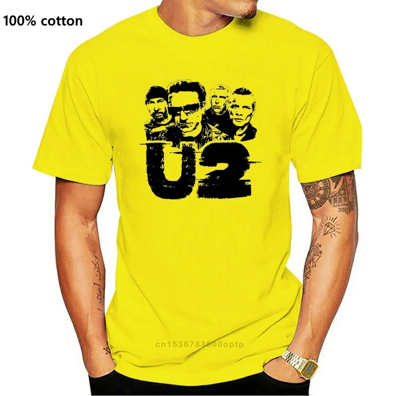 

U2 ирландская рок-группа Bono Мужская футболка