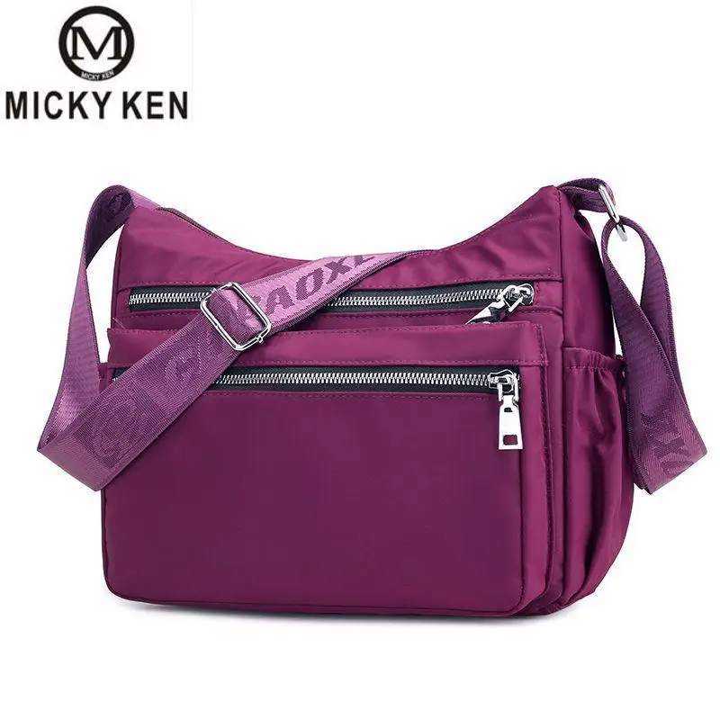 

Женская сумка, новинка 2021, женская сумка через плечо, нейлоновая тканевая сумка, легкая, с несколькими карманами, повседневная, Диагональная...