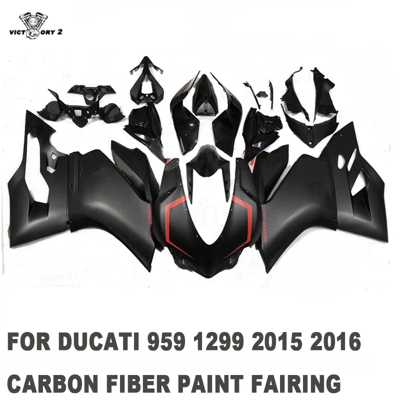 

Motorcycle Parts Carbon Fiber Color Matching Fairing Kit ABS Injection Molding Suitable for Ducati Pagani 959 959S 1299 1299S