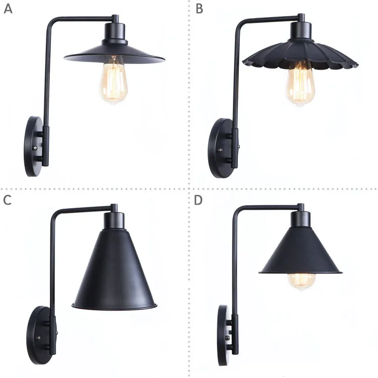 lamps and lanterns is contemporary and contracted warehouse aisles porch, wrought iron balcony decorates wall lamp