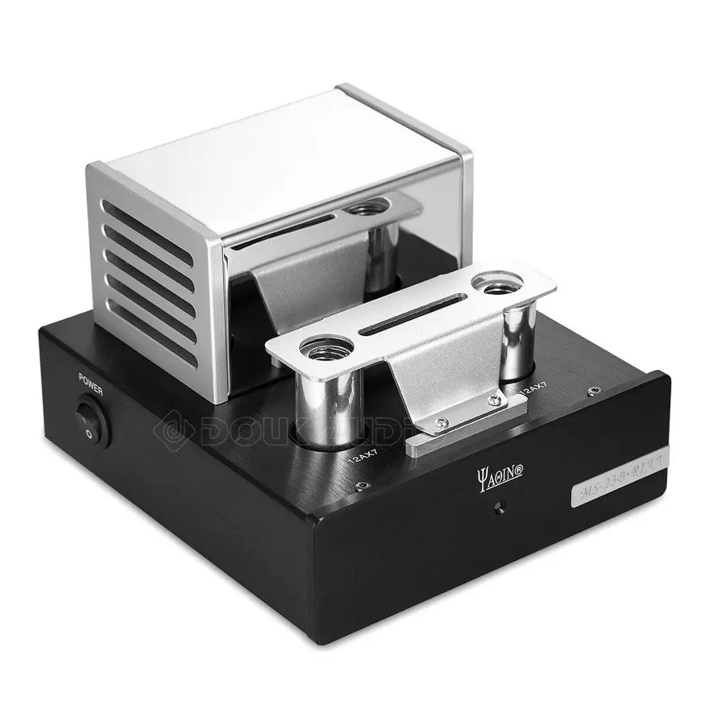 Nobsound HiFi MS-23B 12AX7 Ламповый фонокорректор Предварительный усилитель мм RIAA проигрыватель HiFi стерео усилитель