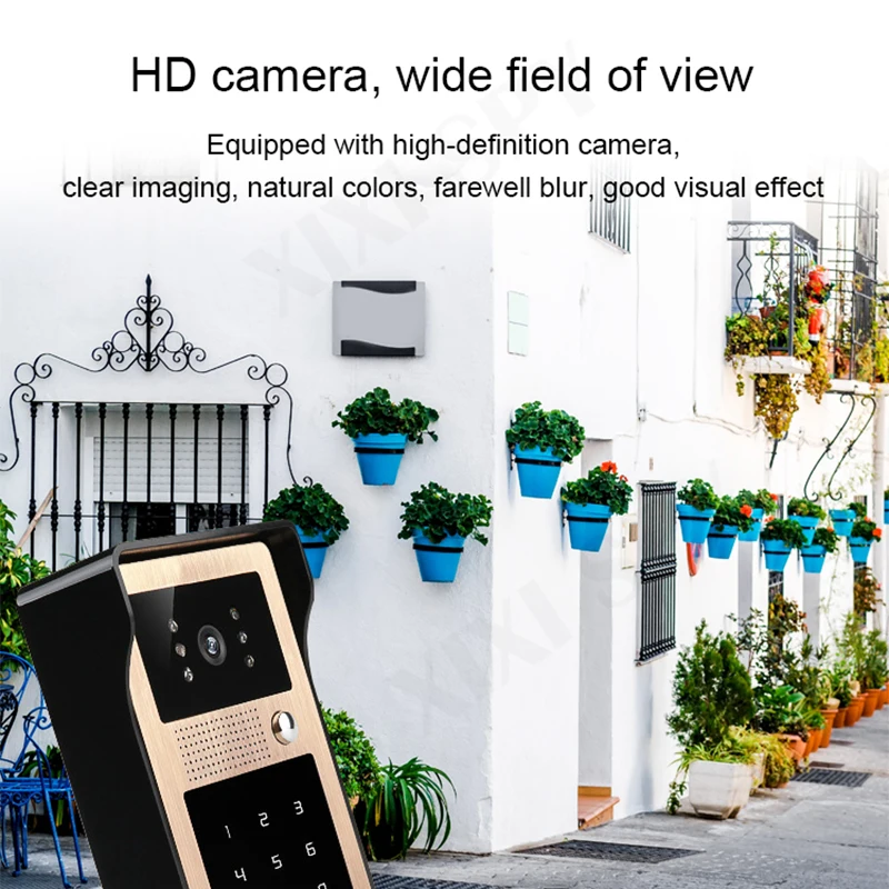 Домофон с дверным звонком видеодомофон для частного дома домашний видеозвонок