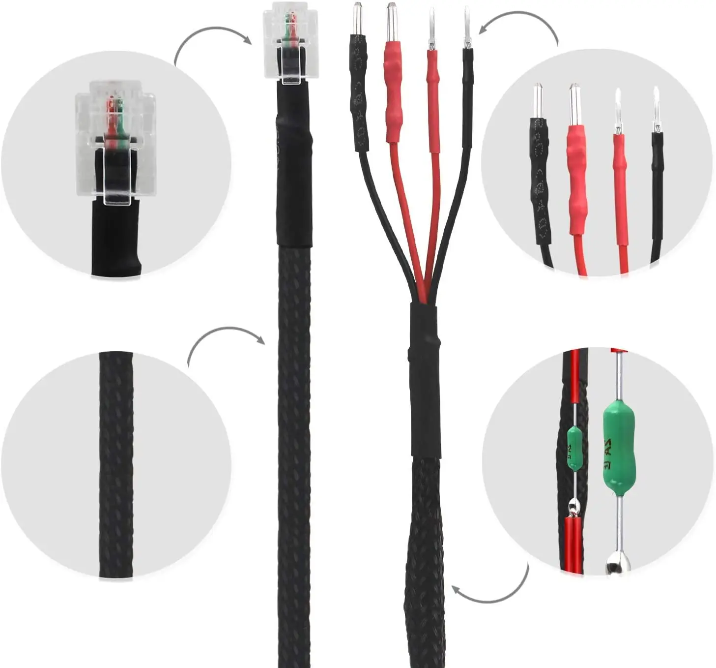 Радар-детектор Вилки разных размеров 12 дюймов RJ11 | Безопасность и защита