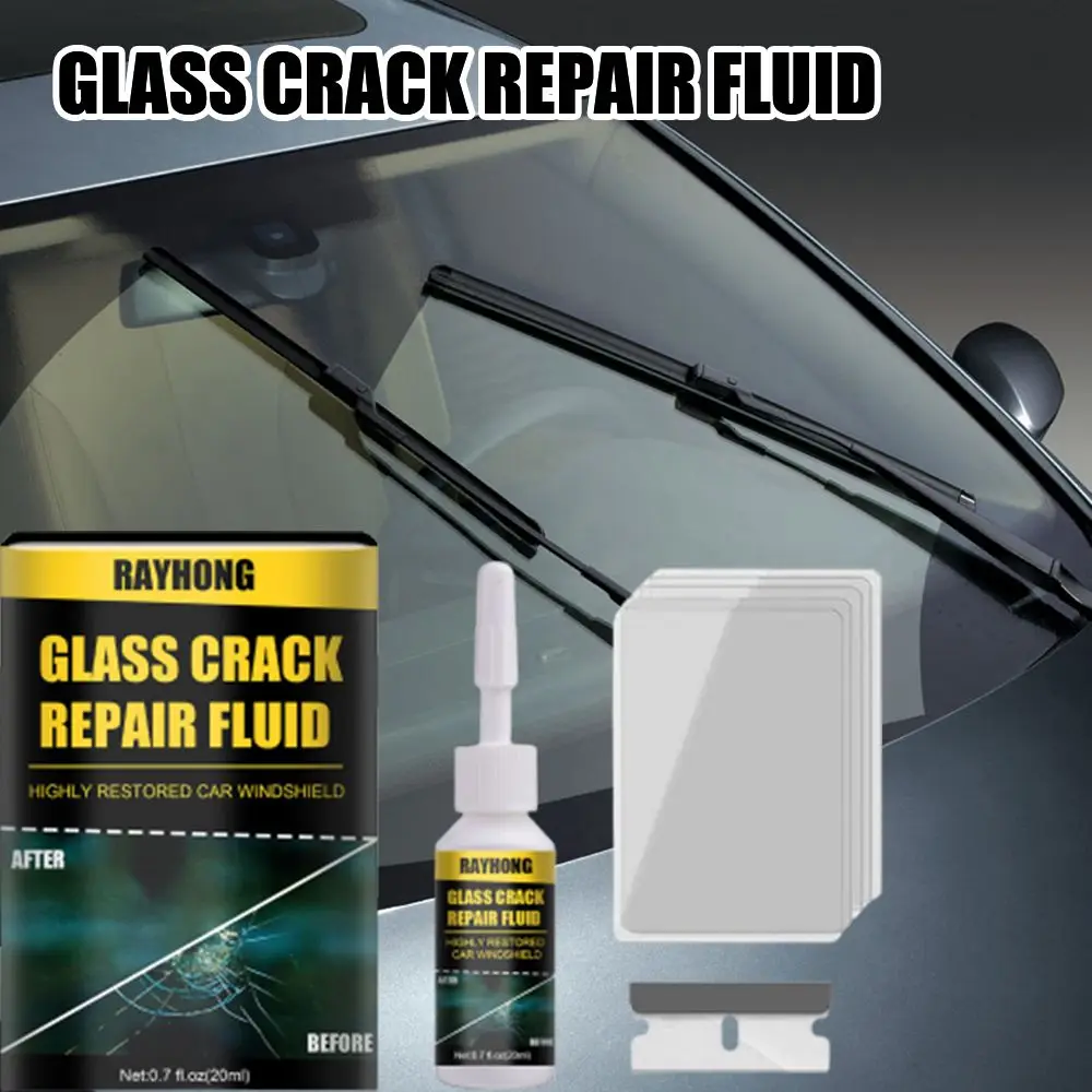 

Professional DIY Liquid Kit Tool Auto Accessories Window Screen Windshield Cracked Restore Curing Car Window Glass Repair Fluid