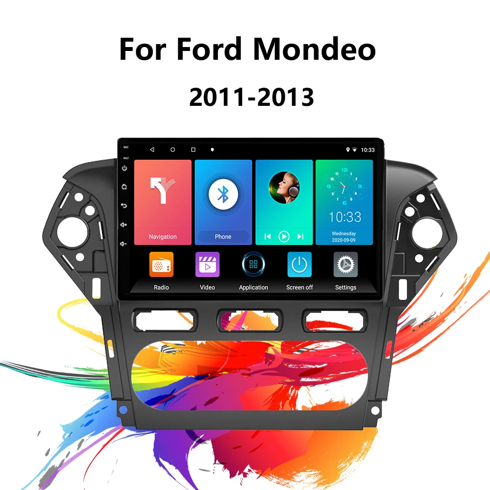 Автомагнитола easteregg 2 Din Android 10 1 для Ford Mondeo 2011 2013 радио Wi Fi GPS навигатор стерео FM