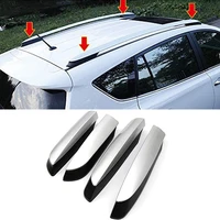 roof rack rail end cover 4pcs roof rack cover shell cap replacement for toyota rav4 xa40 2013 2014 2015 2016 2017 2018 car acce