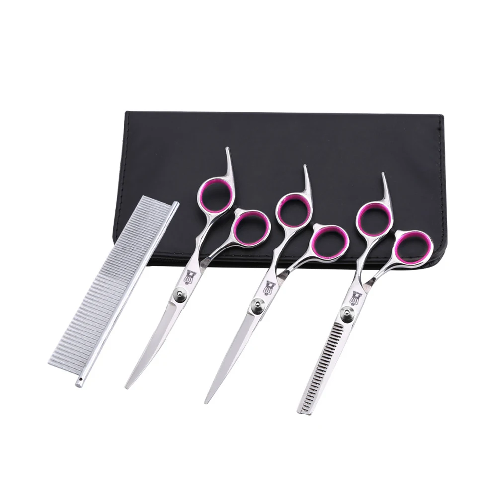 Ножницы для груминга собак из нержавеющей стали изогнутые ножницы с острыми