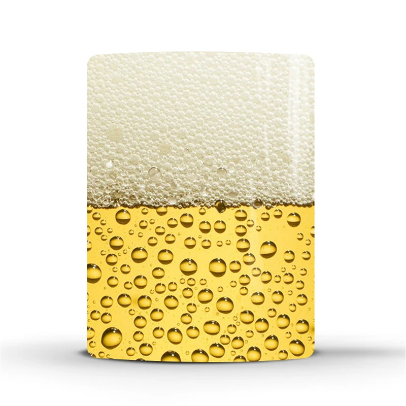 Забавное пиво кружка с меняющими цвет пузырьками креативная термохромная