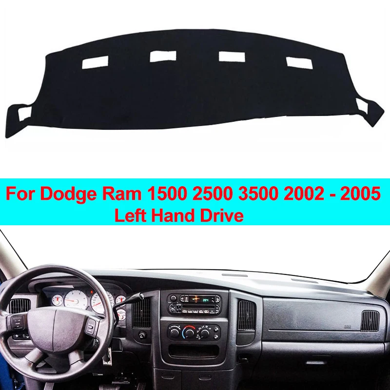 2 слоя приборной панели автомобиля крышка для Dodge Ram 1500 / 2500 3500 2002 2003 2004 2005
