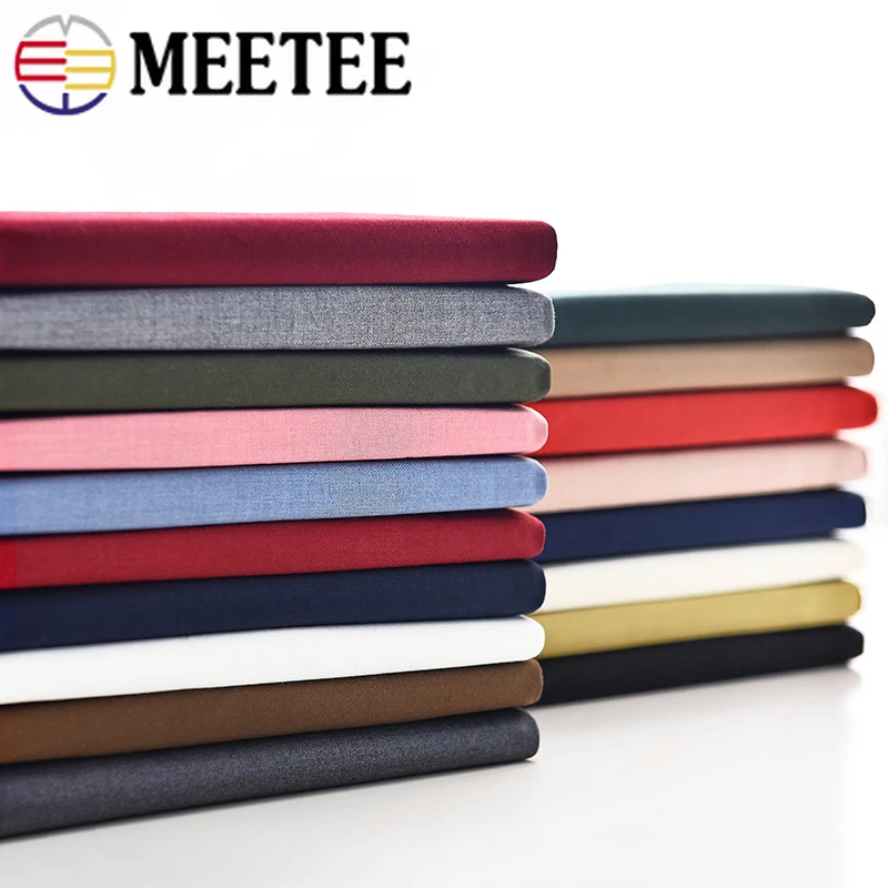 Meetee 50/100x150 см однотонная костюмная ткань термостойкая мужская деловая Женская