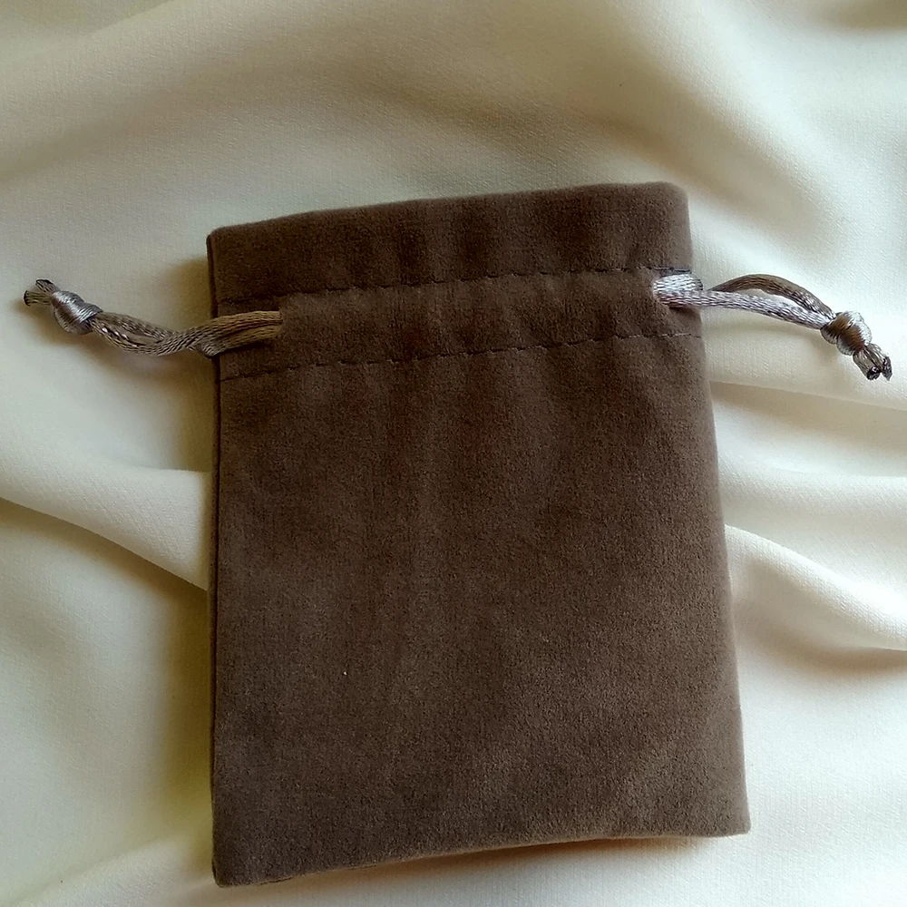 100pcs/lot Can add Logo Jewelry packing pouches 3 sizes Soft Velvet Gift bag for Ring/Earrings/Bracelet/Necklace/Sets