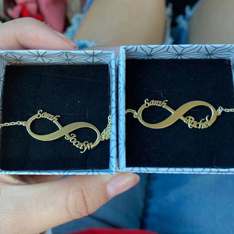 

Fashion 2020 Custom Gold Stainless Steel Name Bracelet Homme for Women Kids Man Jewelry Personalized Bangles Gifts for Femme