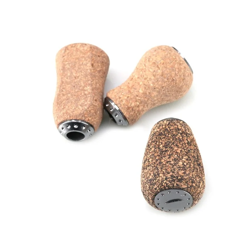 

1pc Fishing Reel Handle Knob DIY Wood Cork Handle Knobs Replacement Parts Baitcasting Spinning Reel Tackle Accessories for Daiwa