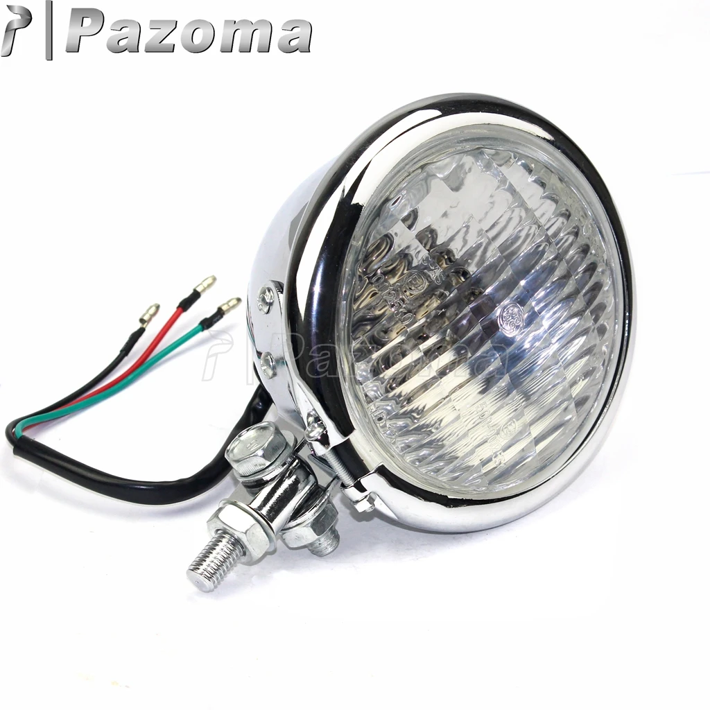 Фасветильник для мотоцикла 4,5 дюйма, 12 В, H4, для Harley Bobber Chopper