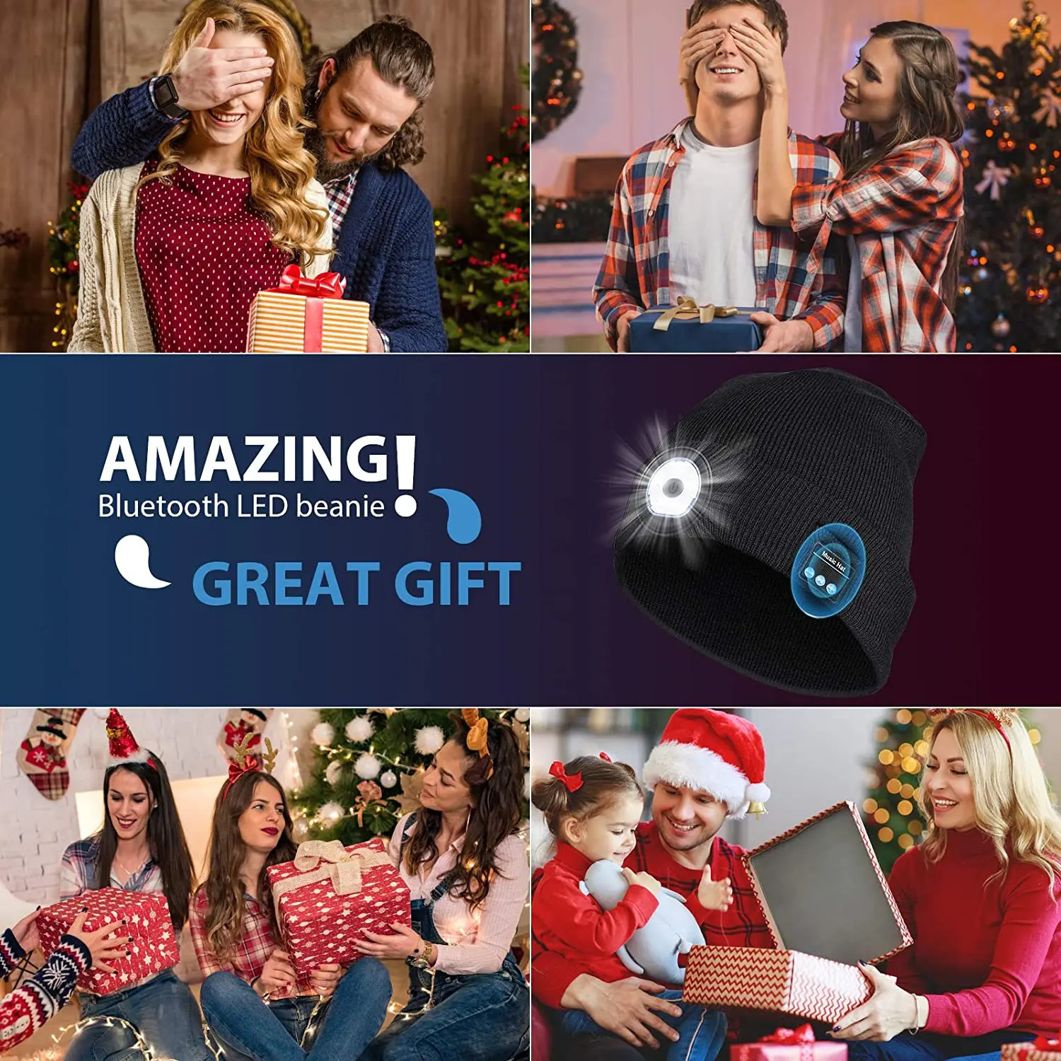 Беспроводная стереогарнитура с микрофоном и поддержкой Bluetooth 5.0