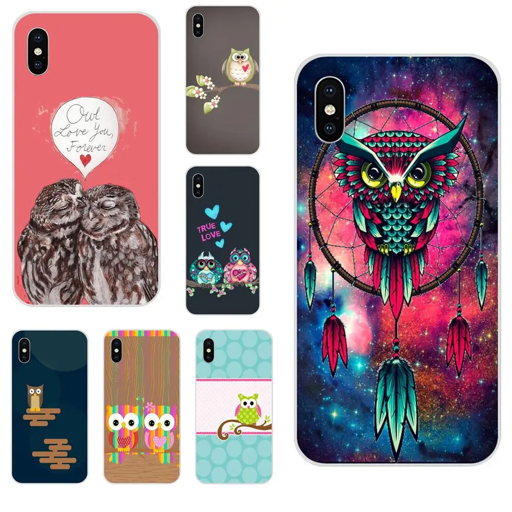 Для samsung Galaxy Note 5 8 9 S3 S4 S5 S6 S7 S8 S9 S10 5G mini Edge Plus Lite мягкий модный чехол Сова Love You Forever |