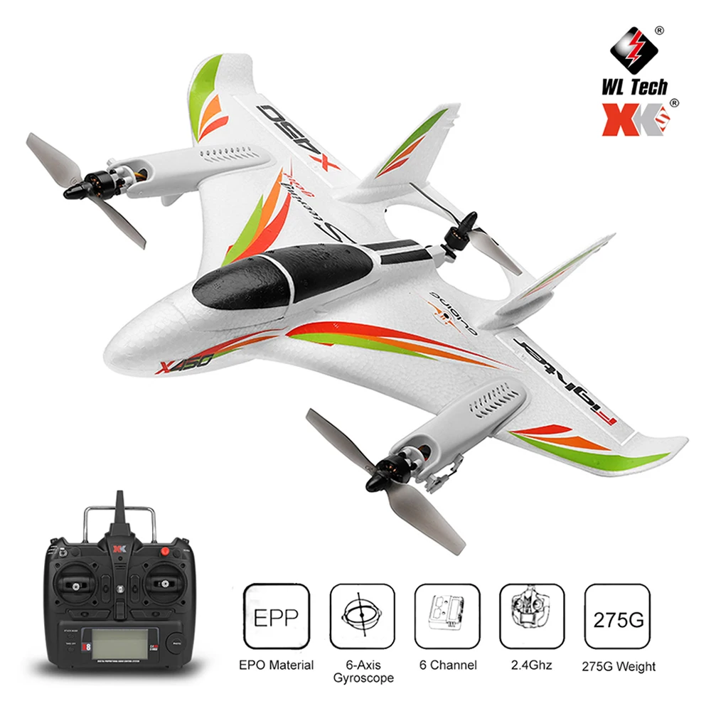 wltoys xk x450 rc самолет 24 г 6ch 3d6g бесщеточный