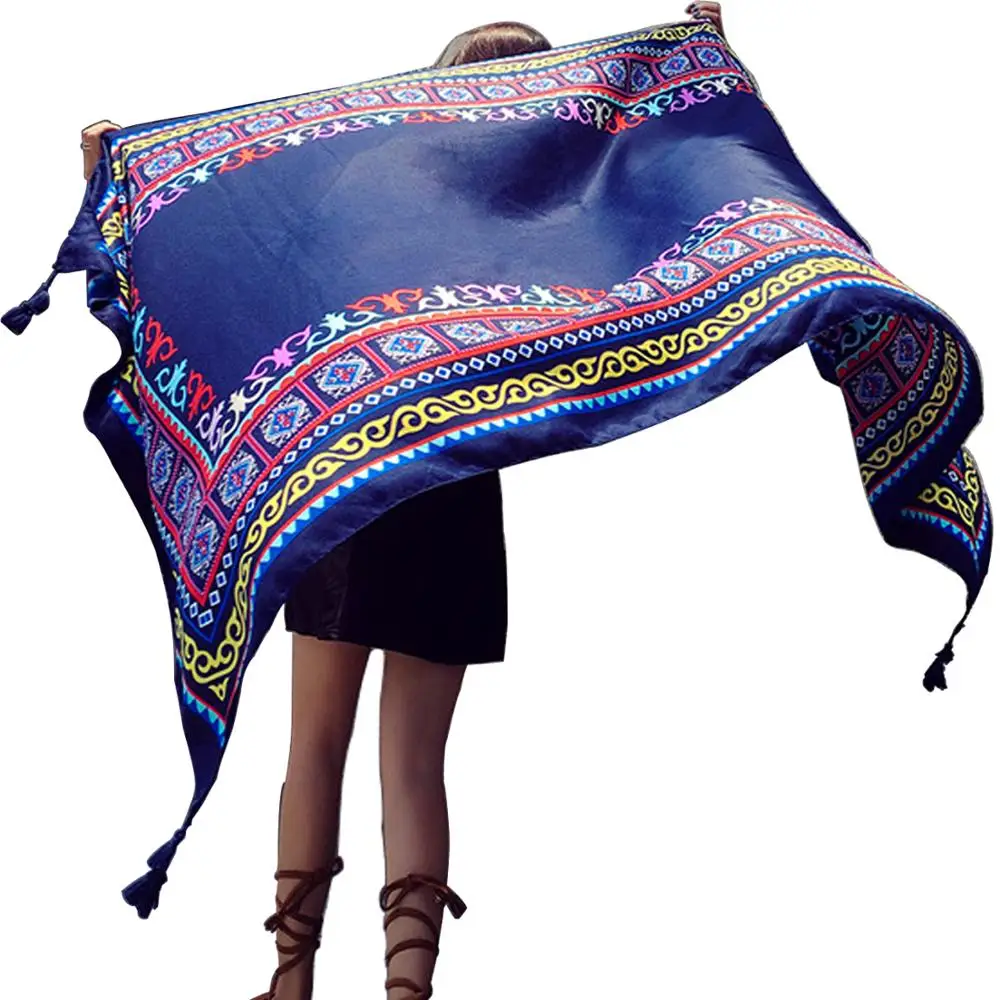 2020 толстый саржевый хлопковый шарф с этническим принтом теплая женская накидка
