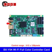 bx y04 wifi full color asynchronous led control card 512128102464 pixels network and usb remote cluster video led controller