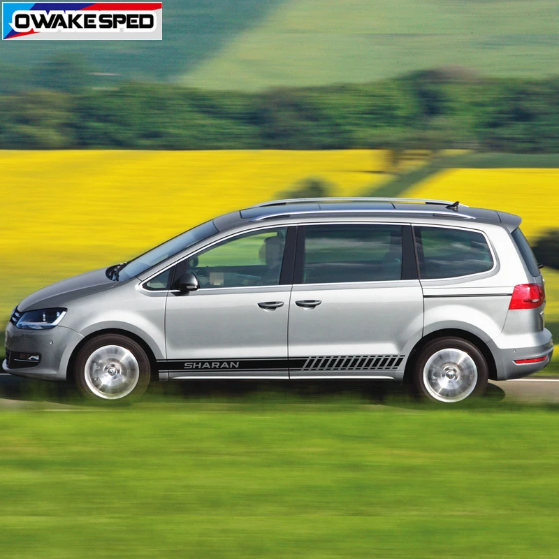 Двусторонняя MPV Автомобильная Спортивная полоска для Volkswagen Sharan авто дверь кузова