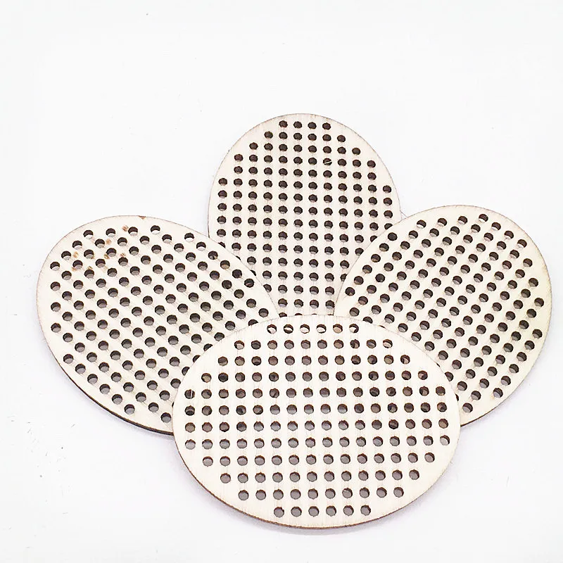 10 шт. деревянных подвесок ручной работы в форме маленького сердца украшение для