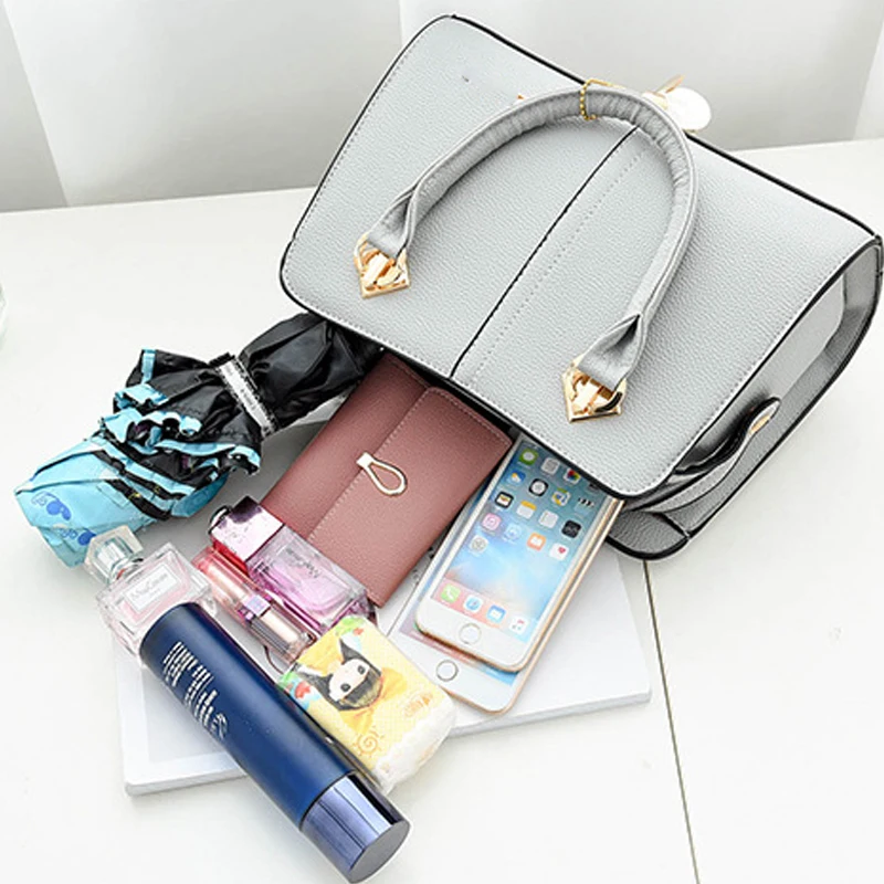 Брендовая женская сумка тоут с украшением Высококачественная дамская сумочка