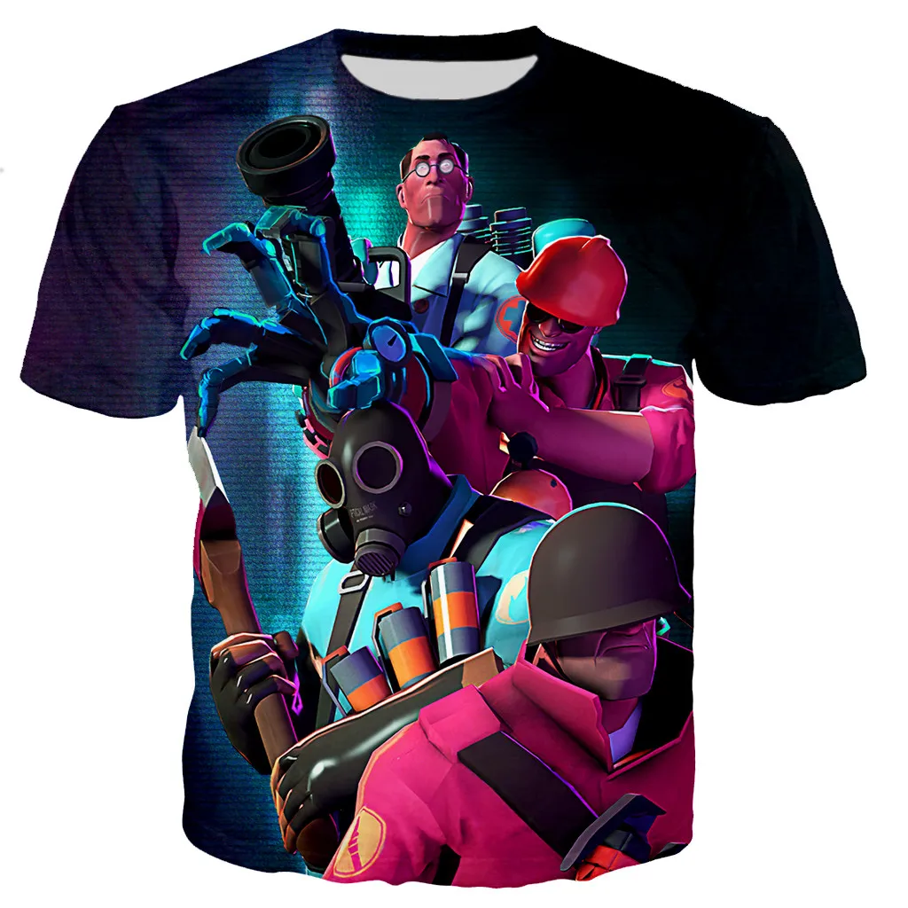 

Team fortress 2 men/women New fashion cool 3D printed t-shirts casual style tshirt streetwear tops dropshipping