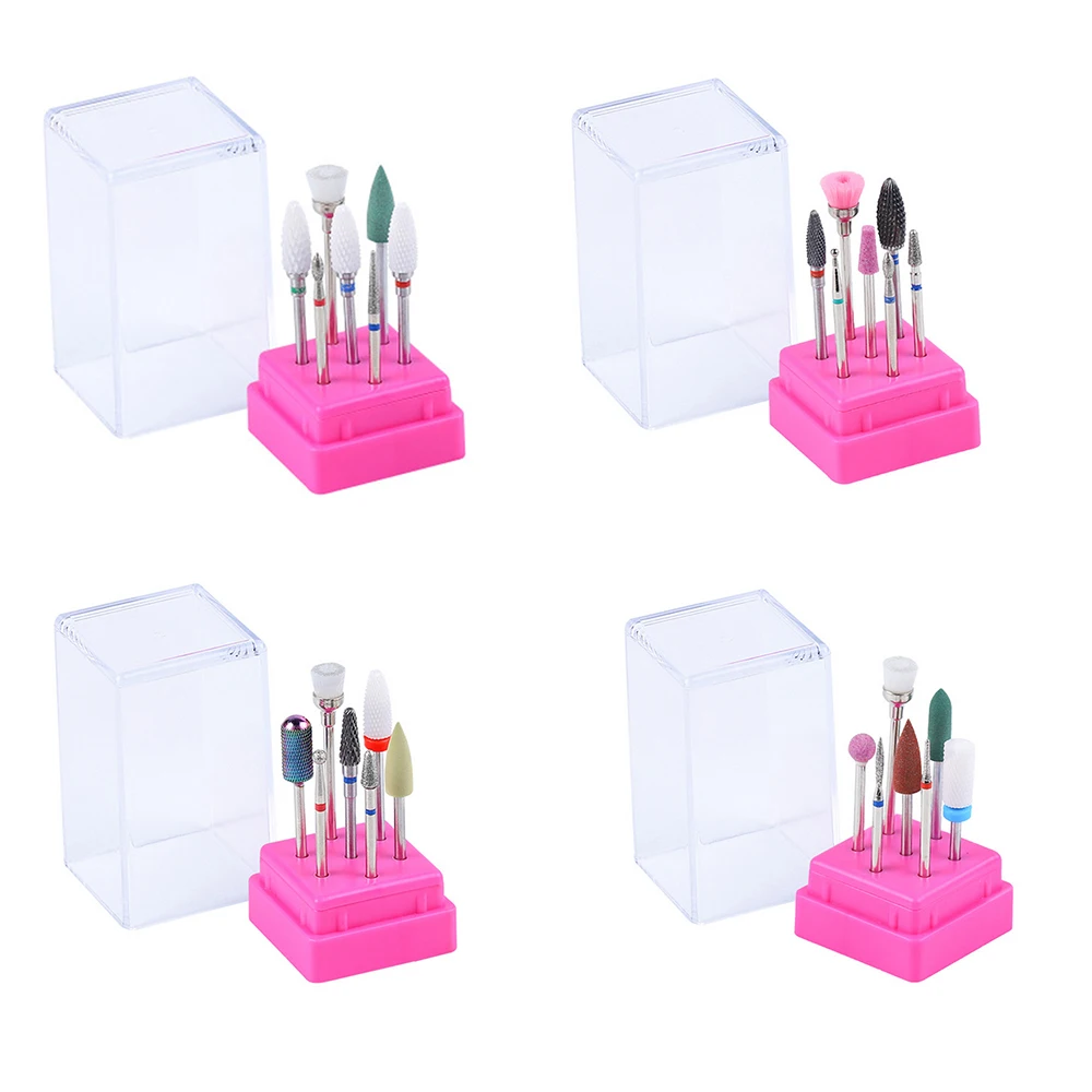 

Combined Nail Drill Bits Set Ceramic Manicure Milling Cutters Suit Grinding-Head-Brush Polishing Manicure Nail Drill Tools Kit