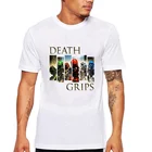 Футболка мужская с изображением девушек смерти грипсов, смешная рубашка, летний топ, Мужская футболка