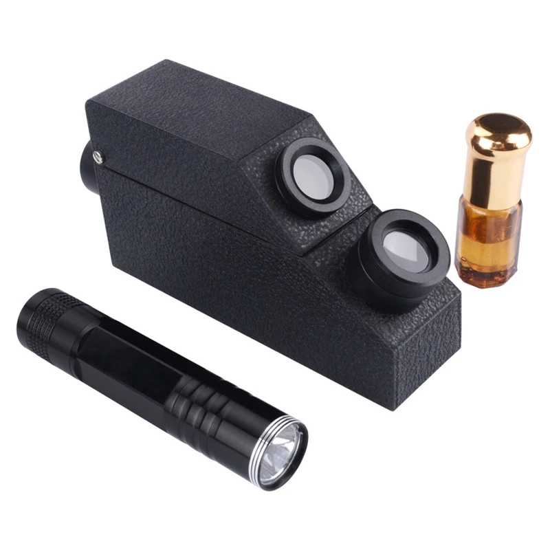 Q39C Gem Refractometer Jewelry RHG 1.30-1.81RI Built-in LED Light Diamond Detector Professional Gemstone ldentification