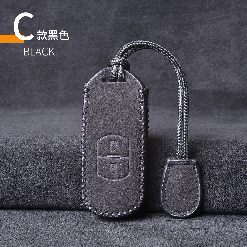 

Кожаный чехол для автомобильного ключа, чехол для Mazda 2, 3, 6, Axela, Atenza, CX-5 CX5, CX-3 CX8, CX-7 2016, 2017, 2018, 2/3, умный чехол для автомобиля с кнопками