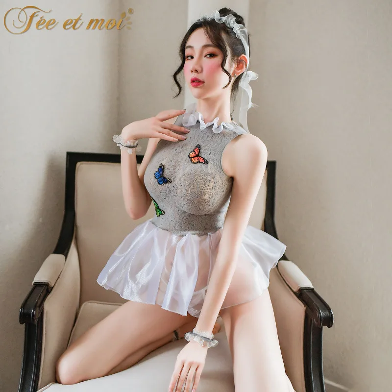 

Женское нижнее белье, сексуальная эротическая повязка, принцесса, горничная, косплей, сексуальное нижнее белье, Эротическая ночная рубашка,...