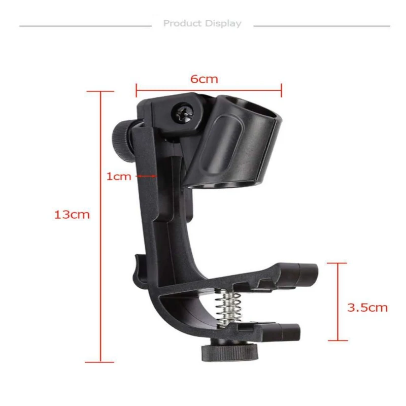 1 пара микрофона держатель зажим Регулируемый противоударный Противоскользящий