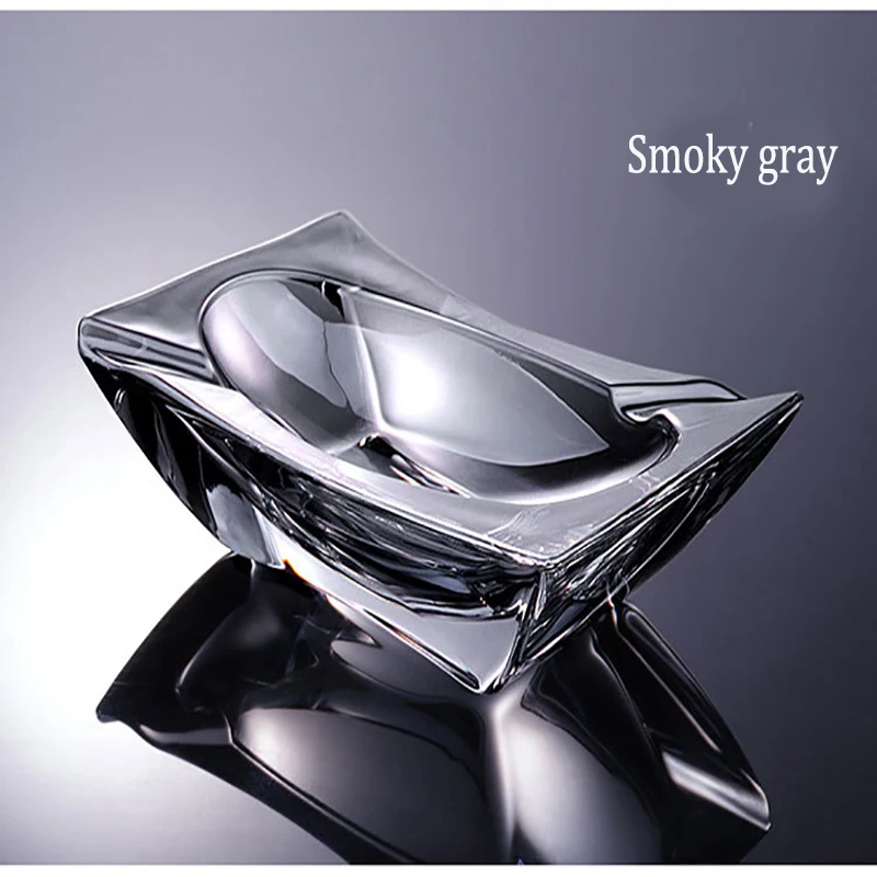 Модная креативная пепельница из хрустального стекла в европейском стиле