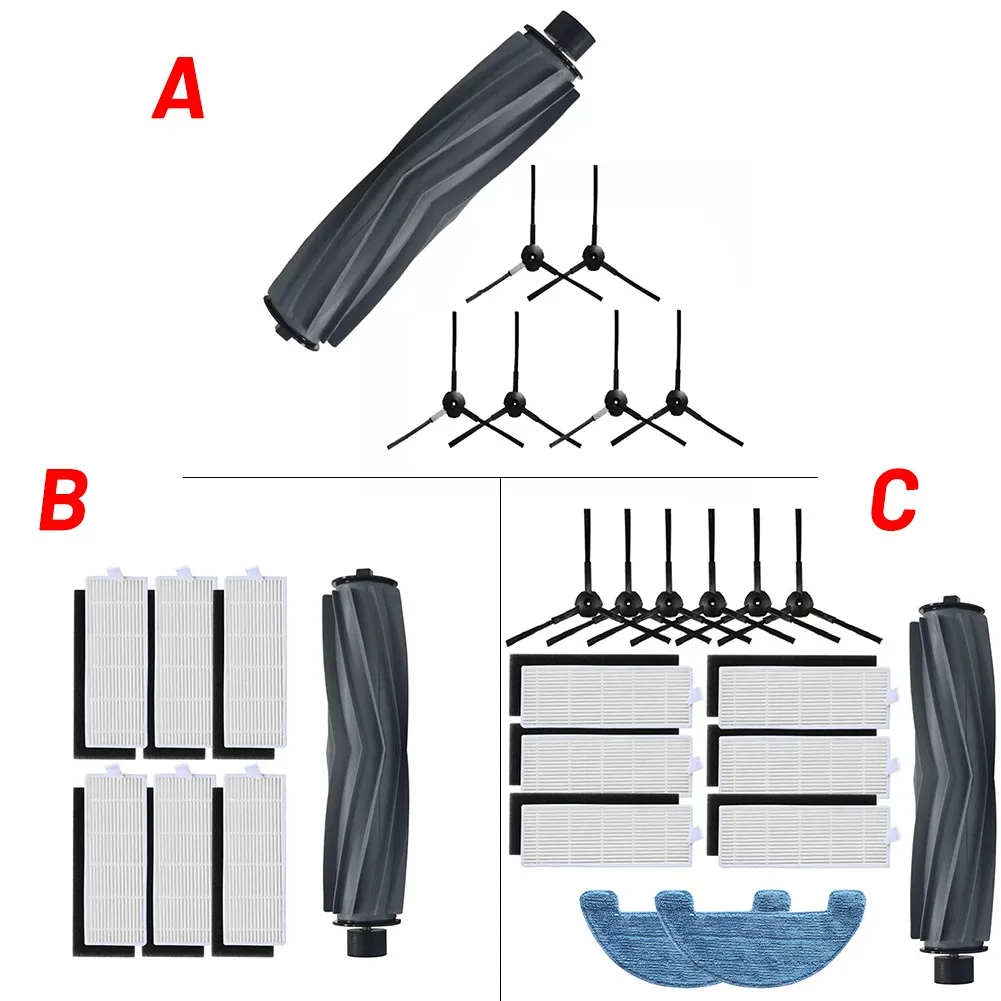 

Main Brush Side Brush Filter Mop Cloth For OSOJI 950 990 680 870 Vacuum Cleaner Parts Robot Vacuum Cleaner Spare Parts For Home