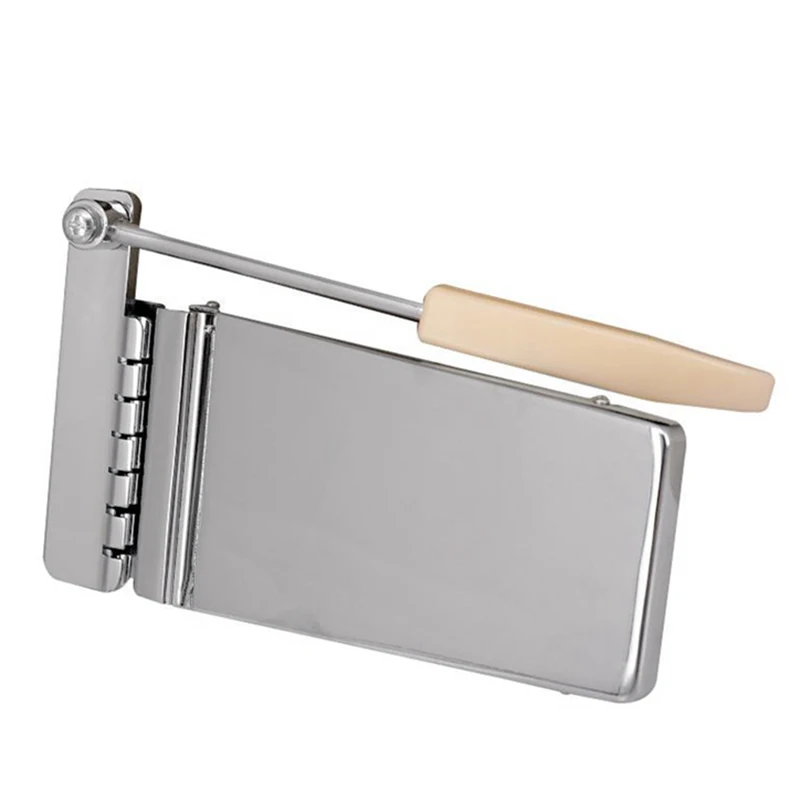 

Guitar Tremolo Bridge Electric Guitar Bridge Tremolo Set Silver Hollowbody Guitar Tailpiece Replacement