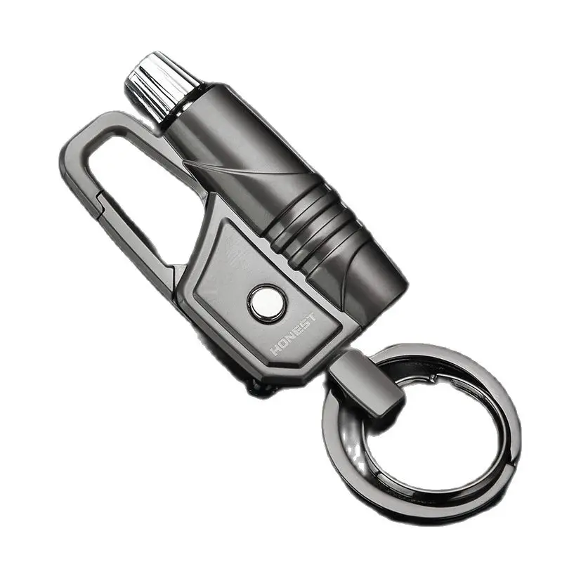 

Metal Permanent Match Cigarette Lighter Waterproof Lighter Camping Outdoor Survival Tool Keychain MenS Small Gifts