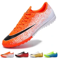 2022 mens football boots ag hightop soccer cleats kids boys breathable training sneakers size 11 new arrival free shipping