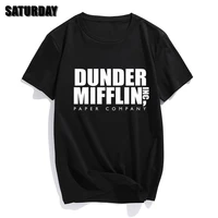 dunder mifflin paper inc office tv show mens cotton t shirt boy girl summer cotton t shirt unisex clothes