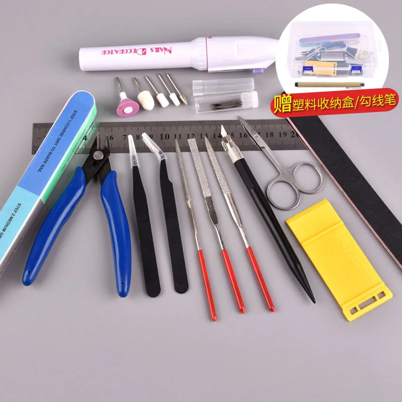 Hobby Model Building Tools Set DIY Accessories For Gundam Cutting Mat Grinding Machine Polishing Kit | Игрушки и хобби