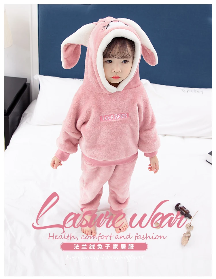 Милые комплекты одежды С Рисунком Тигра для девочек бархатные толстовки с