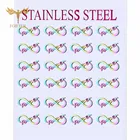 Романтические серьги для влюбленных, серьги Forever Love, Лучший Подарок на годовщину для пар, оптовая продажа цветных ювелирных изделий из нержавеющей стали