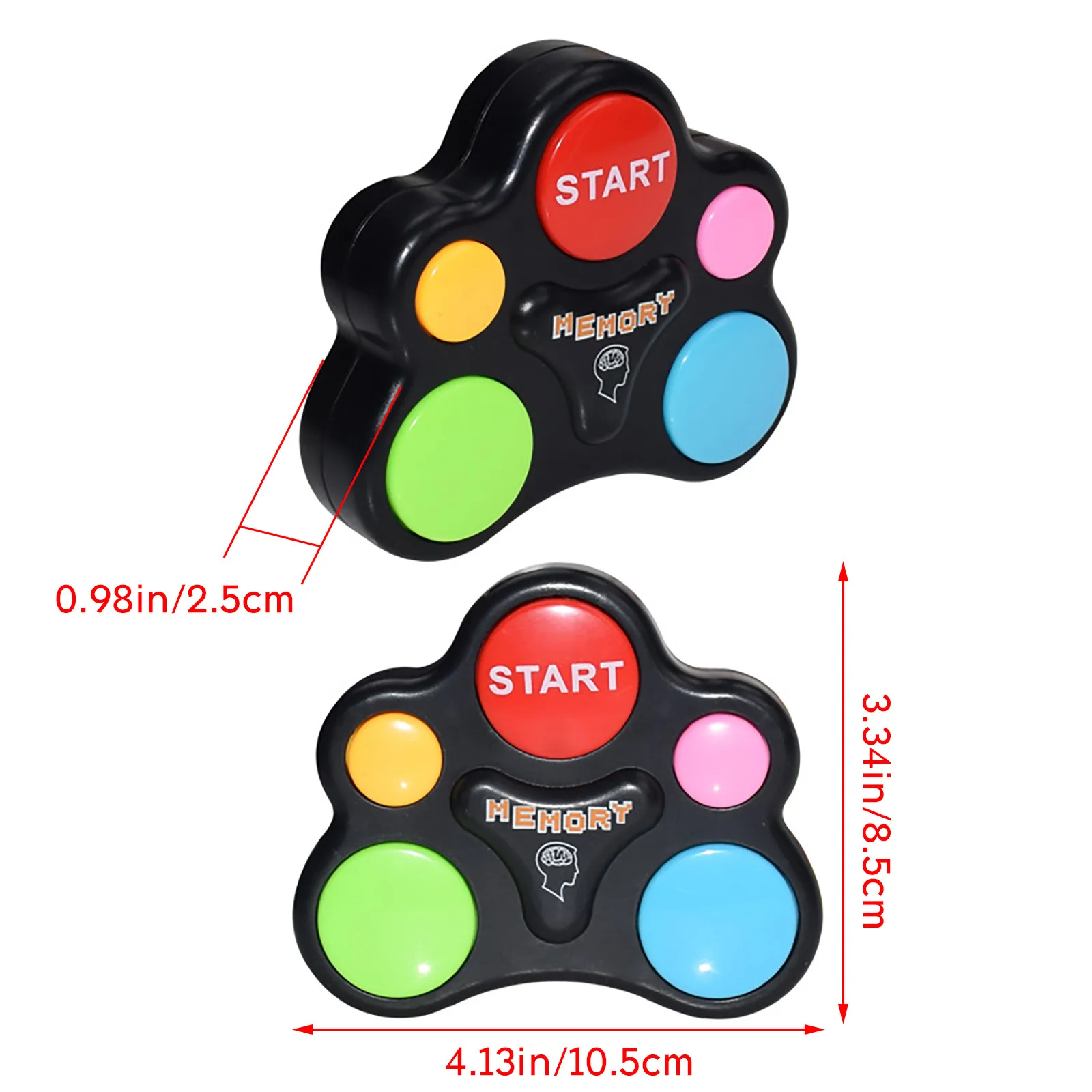 

Children's educational game machine, memory training game machine, creative educational sound memory game, with light ,sound F3