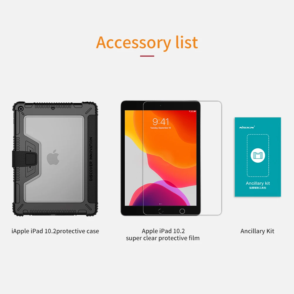 Nillkin для Apple iPad 10,2 iPad Pro 10,5 Pro 11 Air Mini 4 9,7 чехол бампер Флип кожаный чехол задняя крышка