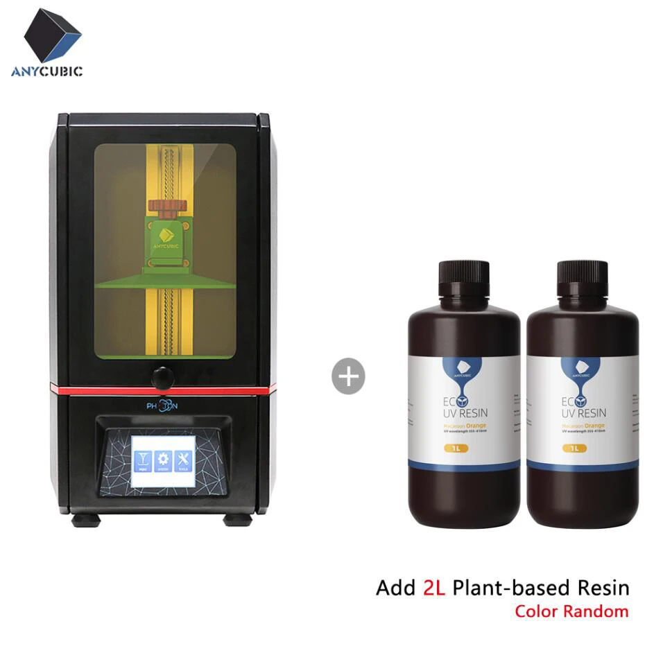 Photon -Add 2L ANYCUBIC Фотон растительный полимерный комплект 3d принтер УФ lcd 2K экран размера плюс Impresora 3d Drucker Impressora UV смола - Цвет: Photon -Add 2L