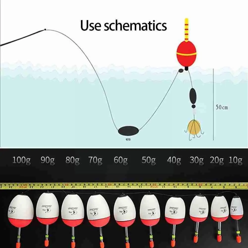 

Bubble Float High Quality Eva Luminous Buoy Tube Fish Bait For Sea Fishing Carp Fishing Tackle Accessories Plastic E7n5
